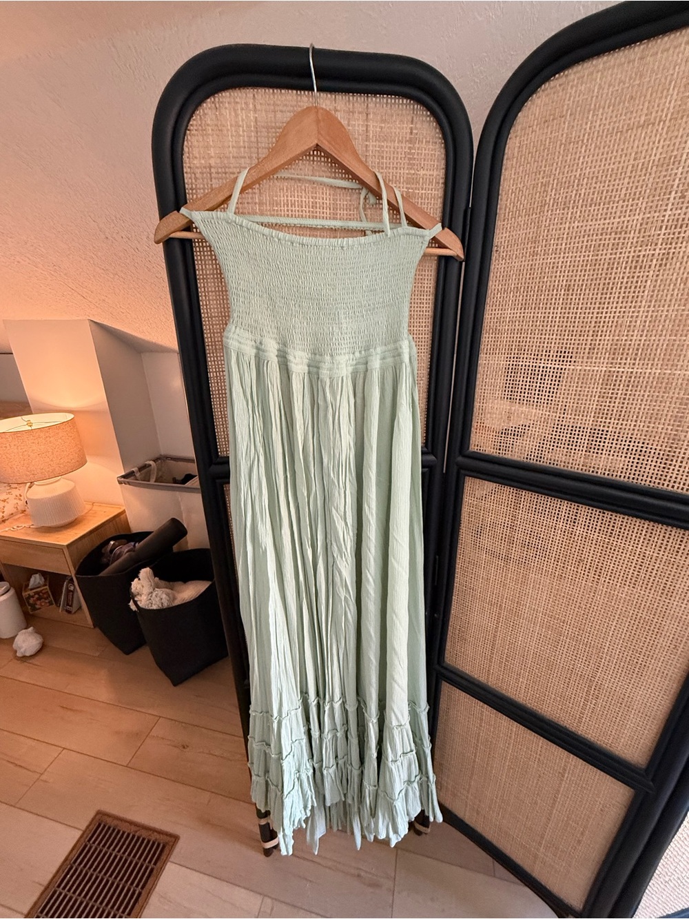 Free People Mint Green Maxi Dress